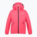 Giacca da pioggia Salewa Aqua PTX calypso coral da bambino 4
