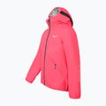 Giacca da pioggia Salewa Aqua PTX calypso coral da bambino 5