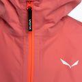 Giacca da pioggia Salewa Aqua PTX calypso coral da bambino 3