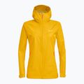 Giacca da pioggia Salewa da donna Puez Aqua 3 PTX oro
