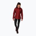 Giacca da pioggia Salewa da donna Puez Aqua 3 PTX syrah/fluo coral