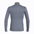 Felpa trekking da uomo Salewa Puez Hybrid PL FZ navy blazer melange/arancio fluo 6