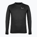 Maniche lunghe trekking da uomo Salewa Puez Melange Dry black out melange