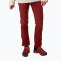 Pantaloni softshell da donna Salewa Dolomia syrah/fluo coral