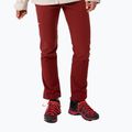 Pantaloni softshell da donna Salewa Dolomia syrah/fluo coral 2