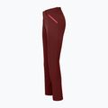 Pantaloni softshell da donna Salewa Dolomia syrah/fluo coral 5