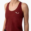 Salewa Lavaredo Hemp Crop Tank maglia da arrampicata donna syrah 3