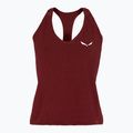 Salewa Lavaredo Hemp Crop Tank maglia da arrampicata donna syrah 5