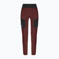 Pantaloni softshell da donna Salewa Puez DST Warm Cargo syrah/nero out 3