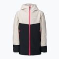 Giacca da sci Salewa Sella PTX/TWR da bambino, color avena/nero/fluo corallo 3