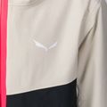 Giacca da sci Salewa Sella PTX/TWR da bambino, color avena/nero/fluo corallo 5