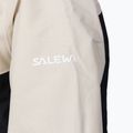 Giacca da sci Salewa Sella PTX/TWR da bambino, color avena/nero/fluo corallo 7