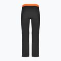 Pantaloni softshell Salewa da uomo Sella DST Lights nero/arancio fluo 6