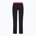 Pantaloni softshell Salewa da donna Sella DST Lights black out/fluo coral 2