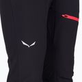 Pantaloni softshell Salewa da donna Sella DST Lights black out/fluo coral 4
