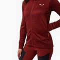Felpa trekking donna Salewa Puez PL con cappuccio syrah 4