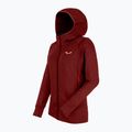 Felpa trekking donna Salewa Puez PL con cappuccio syrah 9