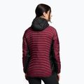 Giacca ibrida DYNAFIT Speed Insulation da donna con cappuccio rosso barbabietola 4