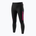 DYNAFIT Leggings da corsa riflettenti da donna black out pink glo 5