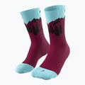 Calzini da corsa DYNAFIT Stay Fast rosso barbabietola