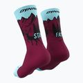 Calzini da corsa DYNAFIT Stay Fast rosso barbabietola 2