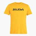 Maglietta da trekking Salewa da uomo Puez Hybrid 2 Dry oro melange 4