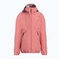 Giacca antipioggia Salewa Aqua PTX rosa lantana per bambini
