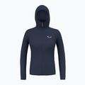 Giacca da trekking donna Salewa Agner PL blazer navy con cappuccio 8