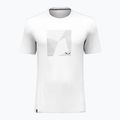 Maglia da trekking Salewa Pure Building Dry da uomo, bianco 4