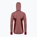 Felpa trekking Salewa donna Puez Hybrid PL FZ Hoody syrah melange 2