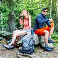 Felpa trekking Salewa donna Puez Hybrid PL FZ Hoody rosa lantana melange 5