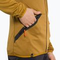 Felpa trekking uomo Salewa Puez Melange PL FZ Hoody marrone dorato melange 4