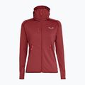 Felpa trekking Salewa donna Agner Hybrid PL/DST FZ Hoody syrah melange 4