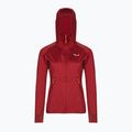 Felpa trekking Salewa donna Agner Hybrid PL/DST FZ Hoody syrah melange