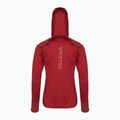 Felpa trekking Salewa donna Agner Hybrid PL/DST FZ Hoody syrah melange 2