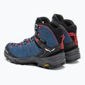 Stivali da trekking da donna Salewa Alp Trainer 2 Mid GTX blu java/corallo fluo 3