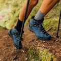 Stivali da trekking da donna Salewa Alp Trainer 2 Mid GTX blu java/corallo fluo 11