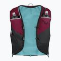 Gilet da corsa DYNAFIT Ultra 12 rosso barbabietola/nero fuori
