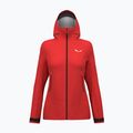Giacca antipioggia da donna Salewa Ortles GTX 3L flame