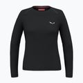 Maglia a maniche lunghe da donna Salewa Pedroc Dry Tee black out