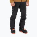 Pantaloni softshell Salewa da uomo Sella DST Hyb nero out 2