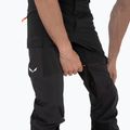 Pantaloni softshell Salewa da uomo Sella DST Hyb nero out 5