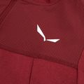 Felpa trekking da bambino Salewa Agner Melange PL FZ Hoody syrah 3