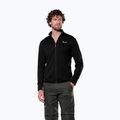 Felpa trekking Salewa da uomo Puez Waffle Hyb PL HD nero out 2