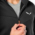 Felpa trekking Salewa da uomo Puez Waffle Hyb PL HD nero out 4