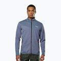 Felpa trekking Salewa da uomo Puez Waffle Hyb PL HD blu java