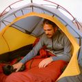 Felpa trekking Salewa da uomo Puez Waffle Hyb PL HD blu java 10