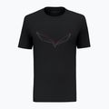 Maglietta Salewa Pure Eagle Frame Dry da uomo, nero out