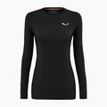 Maglia termica donna a manica lunga Salewa Cristallo Warm AMR black out