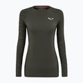 Maglia termica da donna Salewa Cristallo Warm AMR dark olive